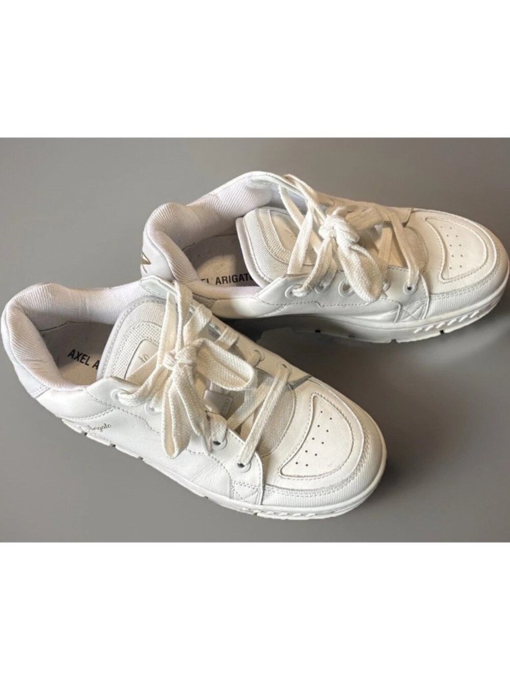 Axel Arigato White Sneakers Unisex Us Women’s 8.5 Chunky Area Haze
